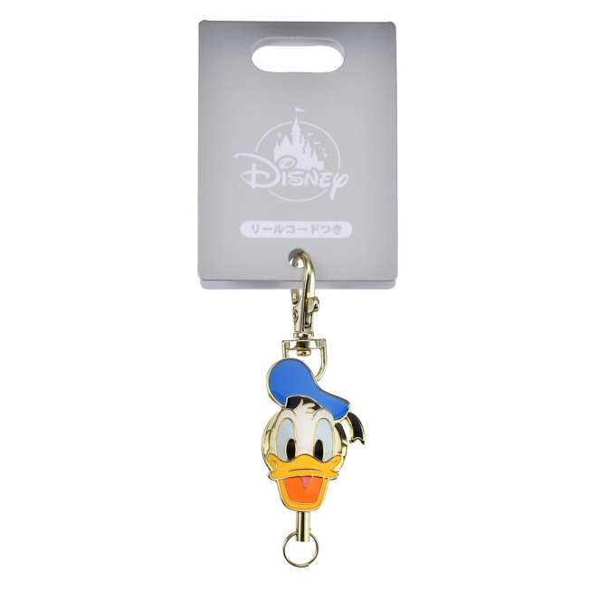 JDS - 2026 Key Chain Fes x Donald Duck "Face" Retractable Type Keychain