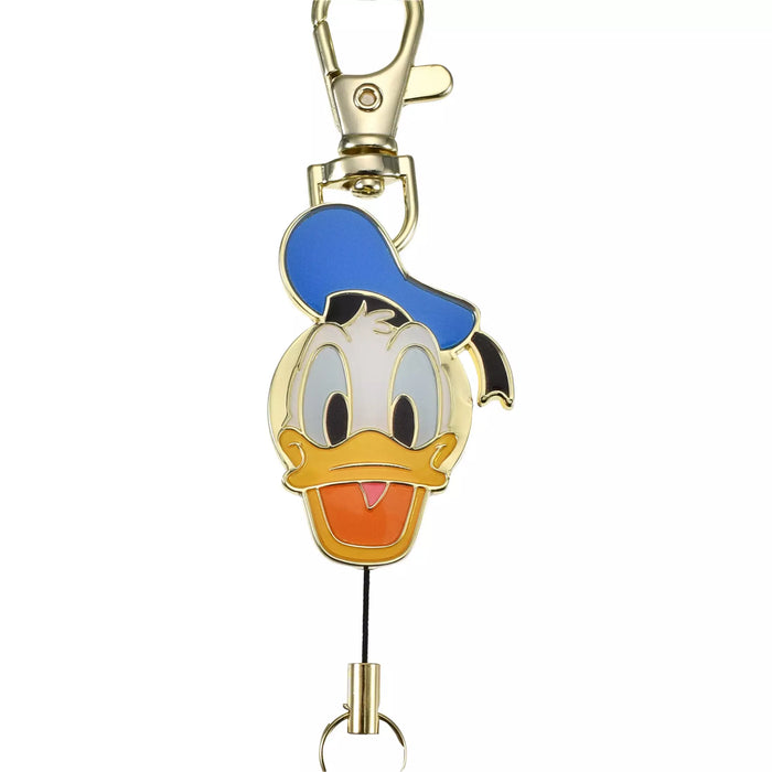 JDS - 2026 Key Chain Fes x Donald Duck "Face" Retractable Type Keychain
