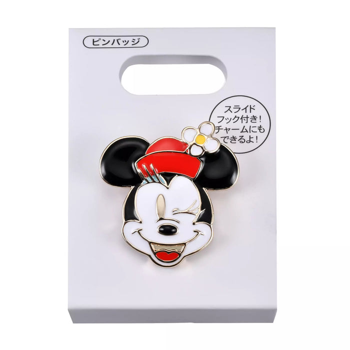 JDS - 2026 Pins Collection x Minnie Mouse Face Pin Badge Charm (Release Date: Oct 6, 2026)