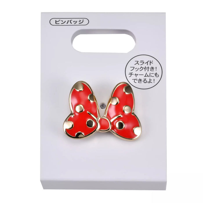 JDS - 2026 Pins Collection x Minnie Mouse Ribbon Pin Badge Charm (Release Date: Oct 6, 2026)