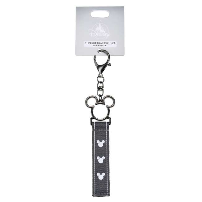 JDS - 2026 Pins Collection x Mickey Mouse Keychain/Key Chain Tape Gray Icon (Release Date: Oct 6, 2026)