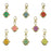 JDS - 2026 Disney Princess Secret Keychain, 3-Sided Locket Charm (Release Date: Nov 3, 2026)