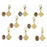 JDS - 2026 Disney Princess Secret Keychain, 3-Sided Locket Charm (Release Date: Nov 3, 2026)