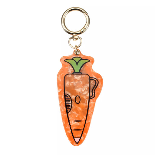 JDS - 2026 Zootopia Carrot-shaped Recorder Pen Die-cut Mirror Keychain/Keyring