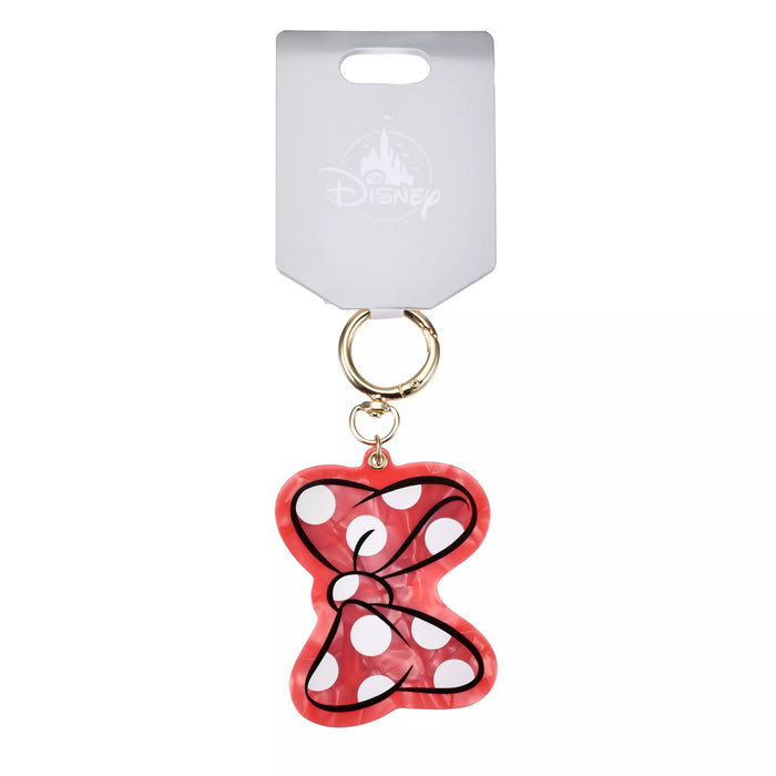 JDS - 2026 Minnie Mouse Bow Die-cut Mirror Keychain/Keyring