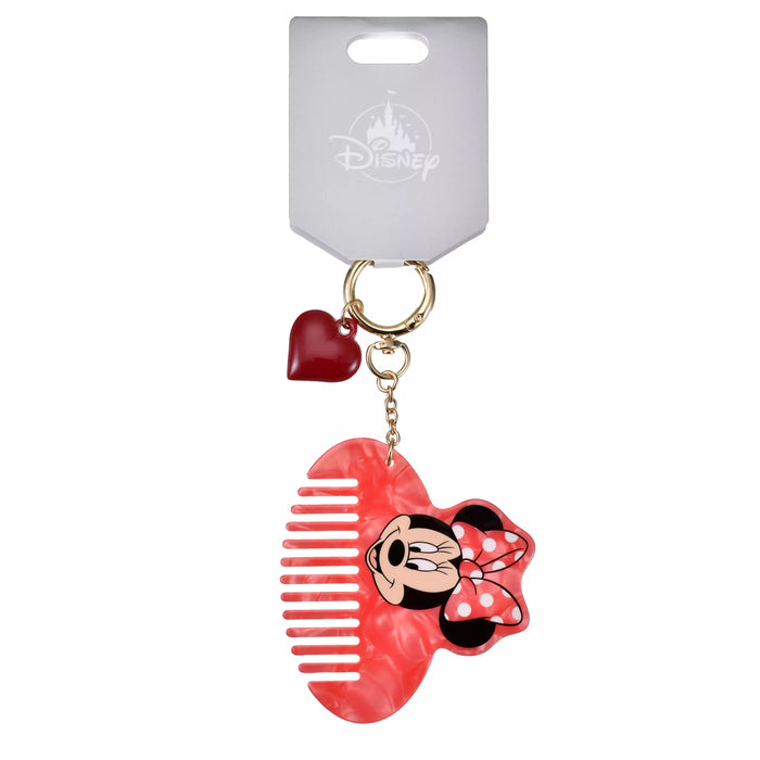 JDS - 2026 Minnie Mouse Die-cut Hair Comb Keychain/Keyring