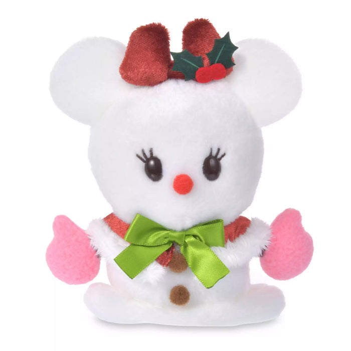 JDS - 2026 Disney Christmas x Minnie Mouse "Snowman with Ribbon" Urupocha-chan Plush Toy (Release Date: Nov 3. 2026)