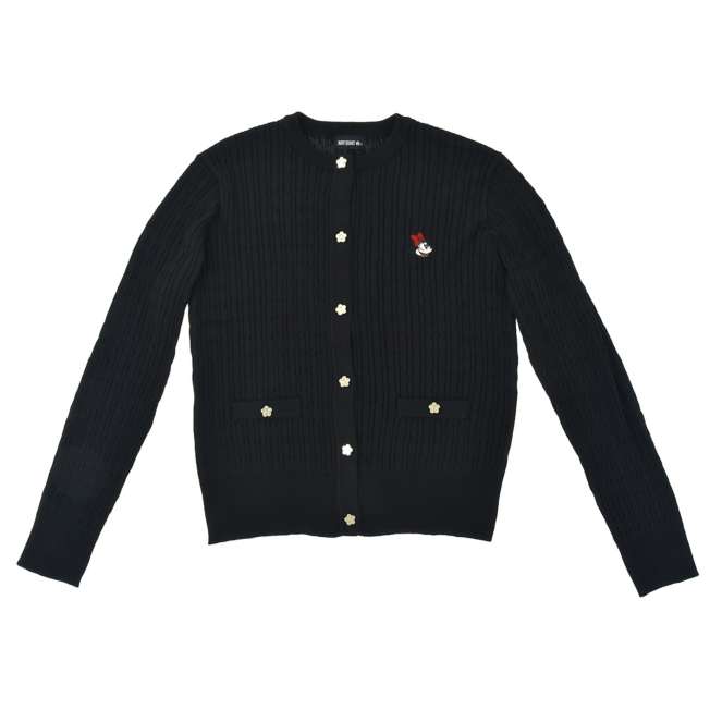 JDS - 2026 MARY QUANT x Minnie Mouse Long-Sleeve Knit Cardigan For Adults (Release Date: Oct 13, 2026)