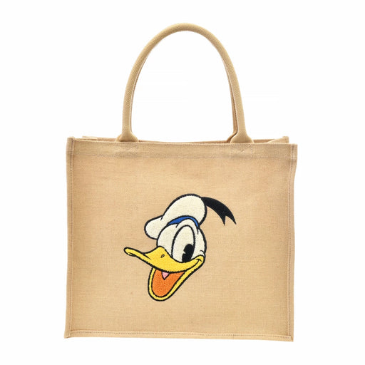 JDS - Donald Duck Linen "Rustic" Tote Bag (Size L)