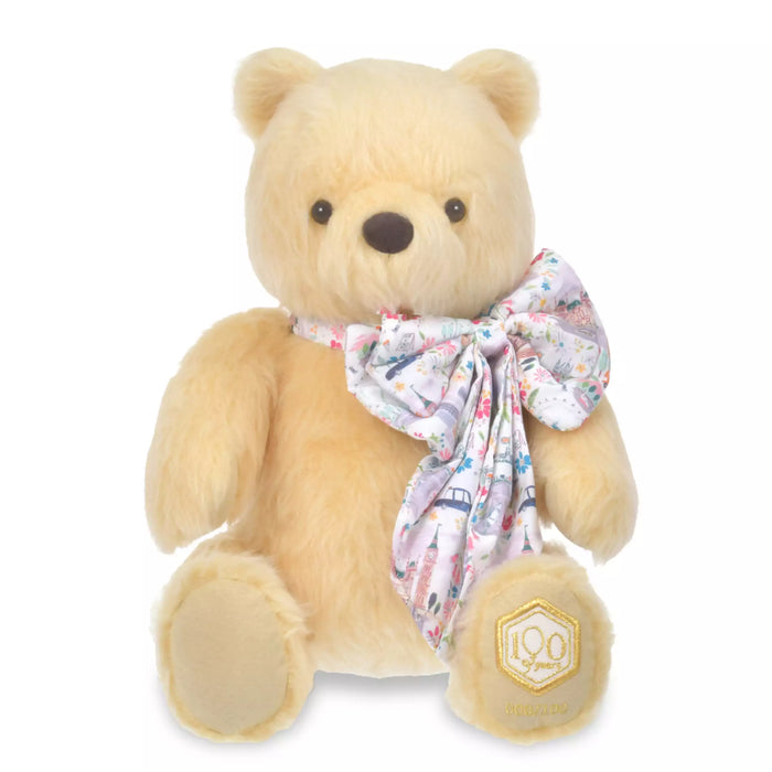 JDS - 2026 100 Years of Winnie the Pooh x Winnie the Pooh Plush Toy with Liberty Print Robbon Box Set, Premium Edition 100 (Release Date: Oct 14. 2026)