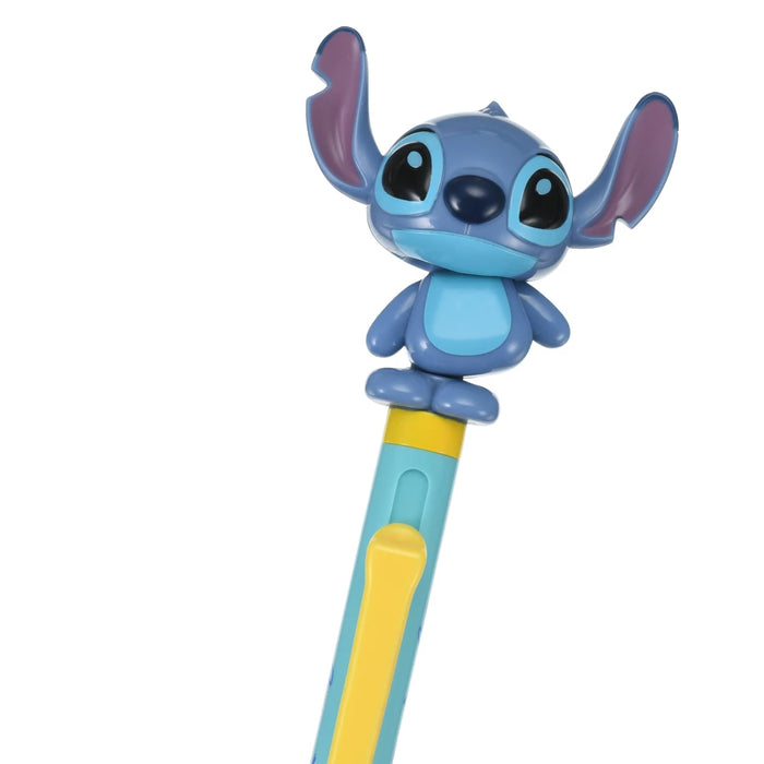 HK DisneyLand Stitch Head Die-cut Ballpoint Blue Ink Pen Retractable Pen  Inspired by You.