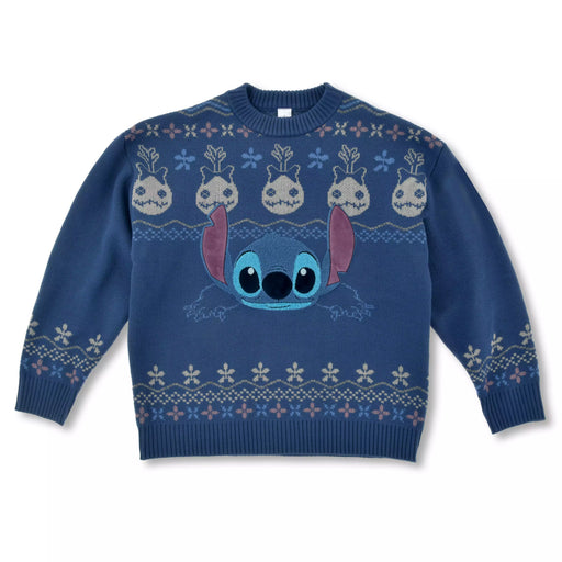 JDS - 2026 Knit Collection x Stitch Long-Sleeve Sweater for Adults Color: Blue (Restock Date: Nov 3, 2026)