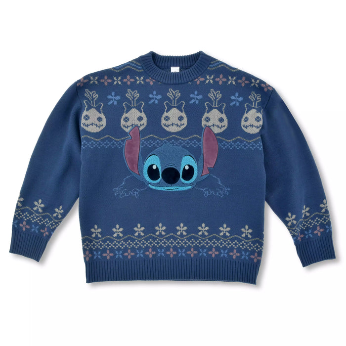 JDS - 2026 Knit Collection x Stitch Long-Sleeve Sweater for Adults Color: Blue (Restock Date: Nov 3, 2026)