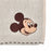 JDS - Mickey Mouse "Gauze Natural Color Border" Mini Towel