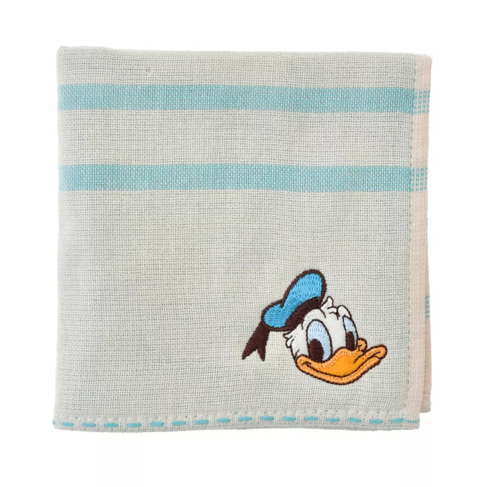 JDS - Donald Duck "Gauze Natural Color Border" Mini Towel