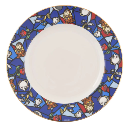 JDS - Drinkware Collection x Beauty and the Beast Goblet Stained Glass Pattern Plate