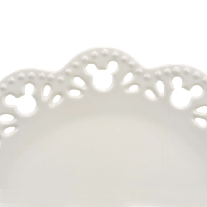 JDS - Tableware x Mickey White Lace Icon Plate (21 cm)
