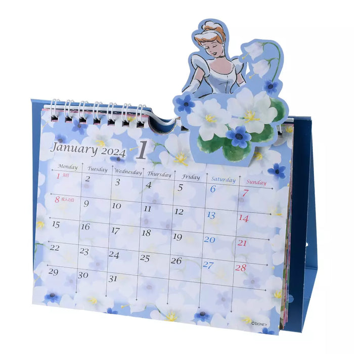 JDS - Schedule Book & Calendar 2024 Collection x Disney Princess "Pop-up" Desktop & Wall Calendar