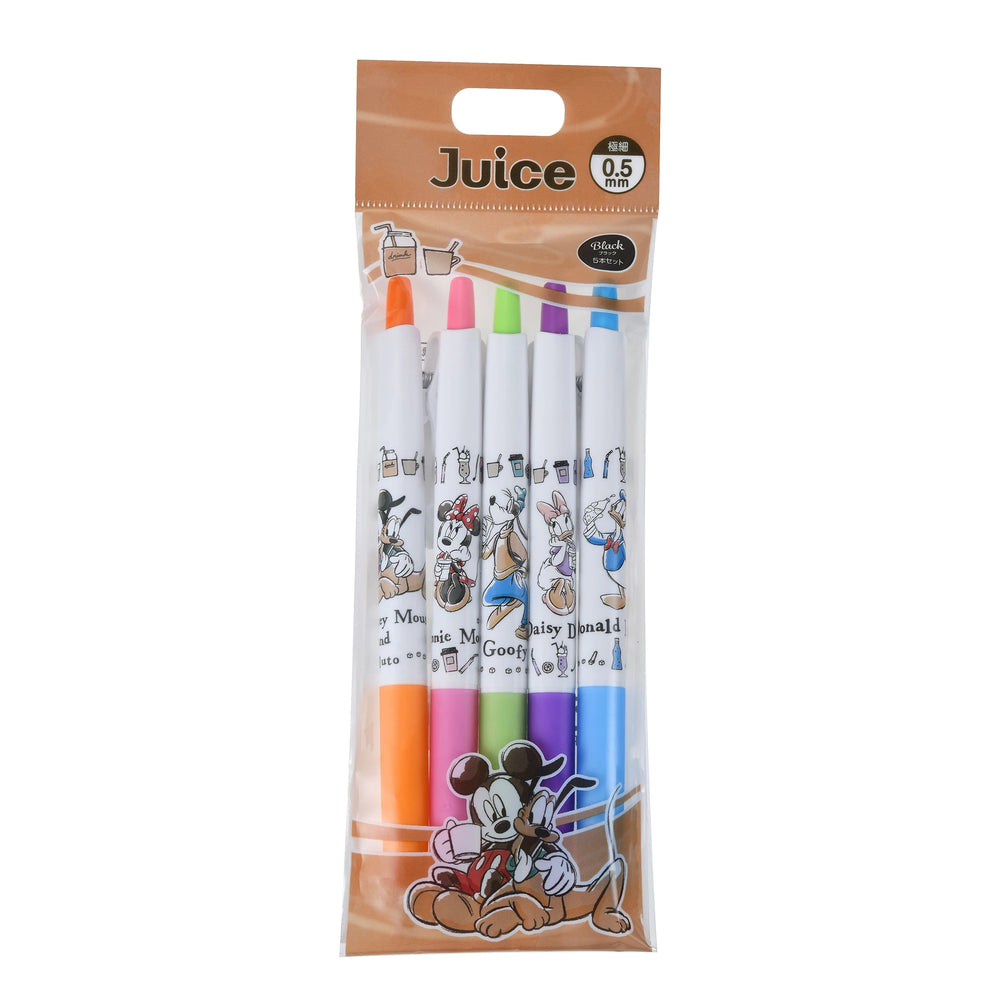 JDS - Mickey & Friends Pilot Juice 0.5mm Gel Ink Ballpoint Pen (Color: Latte)
