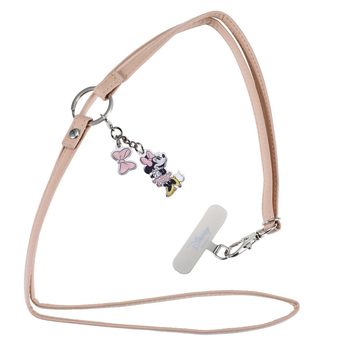 JDS - Tebura Goods x Minnie Mouse Smartphone Strap with Charm