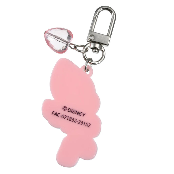 JDS - Young Oyster Die Cut Shaped with "Clear Heart" Keychain