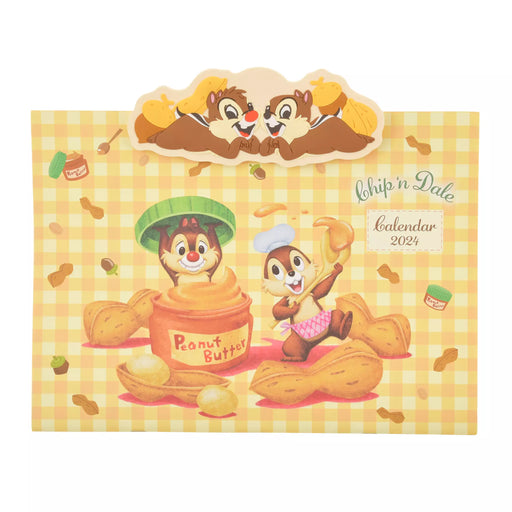 JDS - Schedule Book & Calendar 2024 Collection x Chip & Dale Wall Calendar with Clip