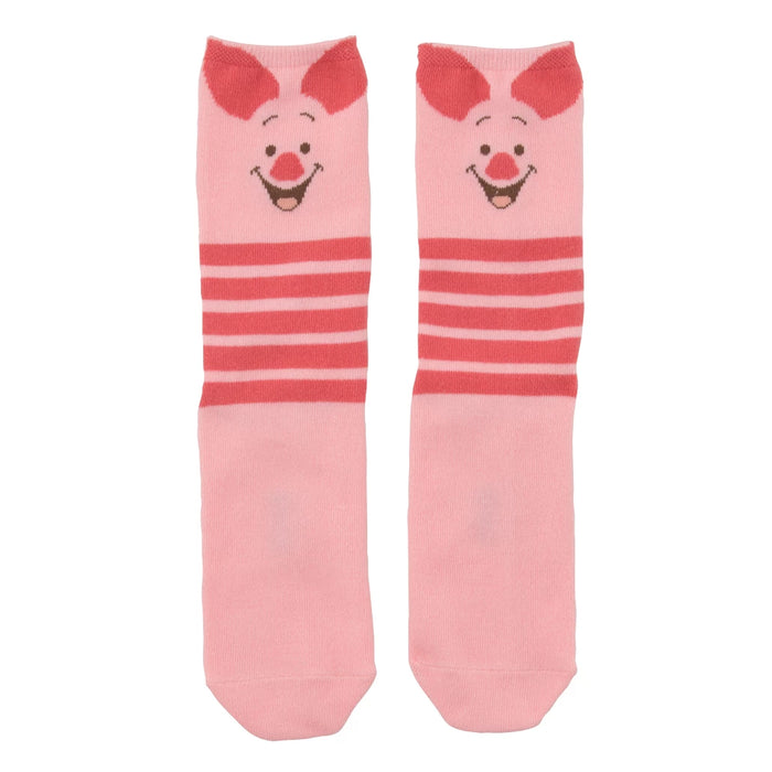 JDS - Piglet Face Socks Size 23-25 (Color: Pink)