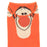 JDS - Tigger Face Socks Size 23-25 (Color: Orange)