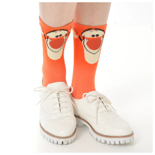 JDS - Mickey Mouse Face Red Socks Size 23-25