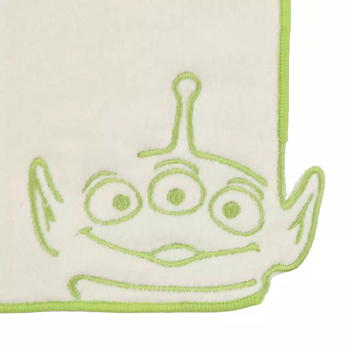 JDS - Little Green Men/Alien Line Embriudery Face Mini Towel