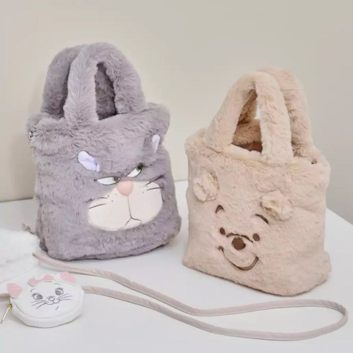 JDS - Fuwa Animals Collection x  Winnie the Pooh Fluffy 2 Ways Tote Bag (Release Date: Nov 14)