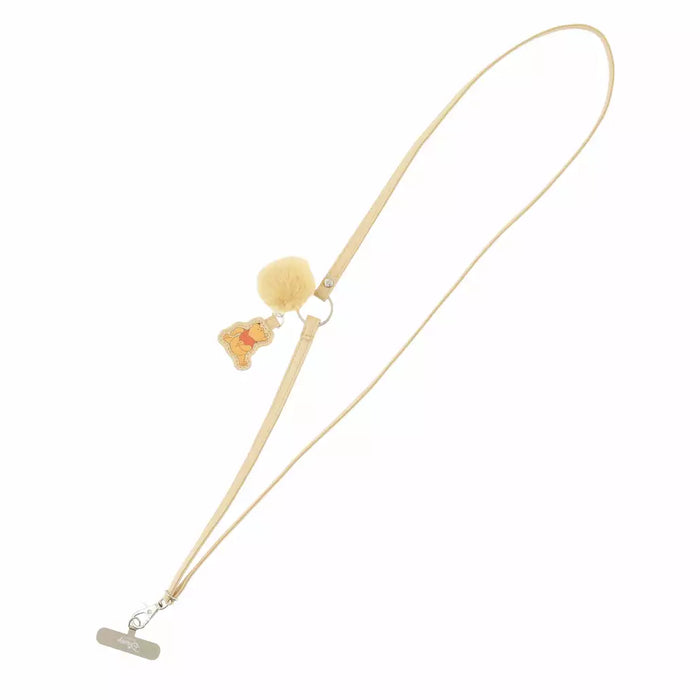 JDS - Tebura Goods x Winnie the Pooh Strap for Smartphone with Charm Pom Pom (Release Date: Sept 29)