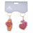 JDS - Winnie the Pooh & Piglet Heart Leather Style Keychain Set (Release Date: Sept 29)