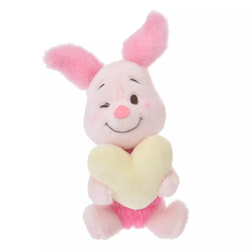 JDS - Smiling Piglet "Holding A Plump Heart" Plush Keychain (Release Date: Dec 22)