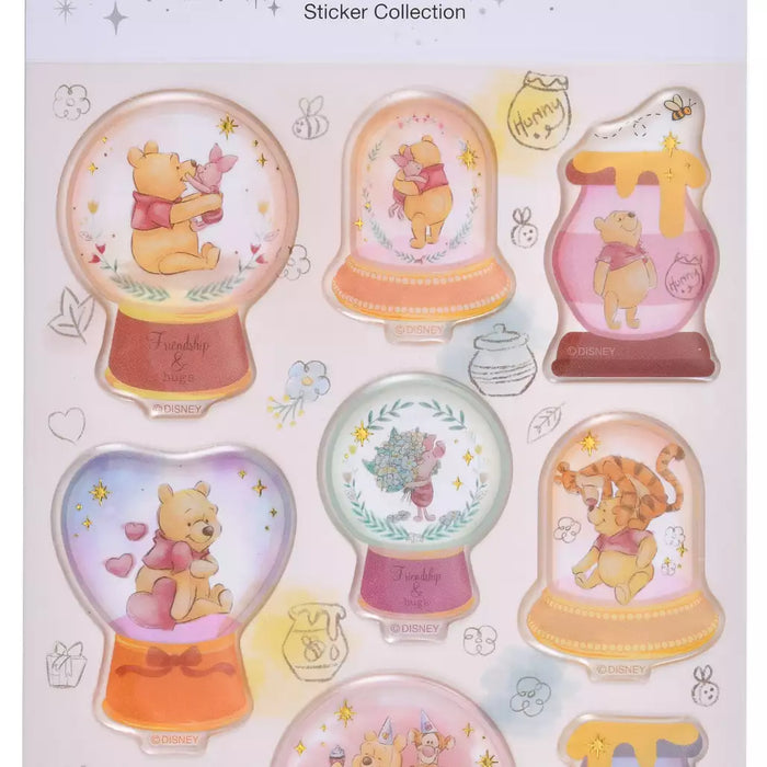 JDS - Sticker Collection x Pooh & Friends Seal/Sticker Snow Globe Puffy