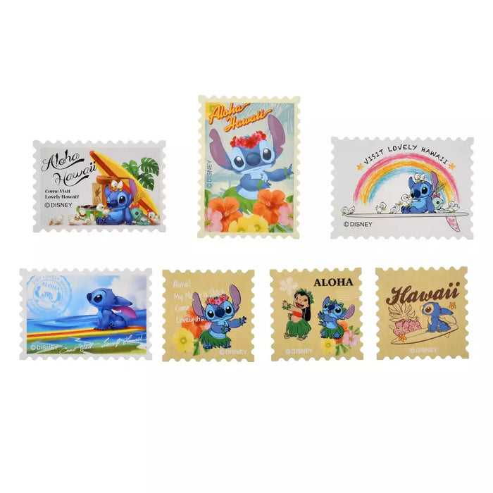 JDS - Sticker Collection x Lilo, Stitch, Scrump "Flake Stamp Style" Seal/StickerSeal/Sticker