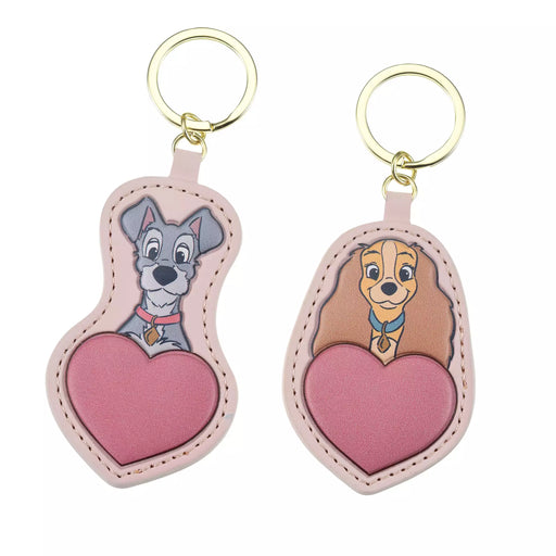 JDS - Lady & Tramp Heart Leather Style Keychain Set (Release Date: Sept 29)