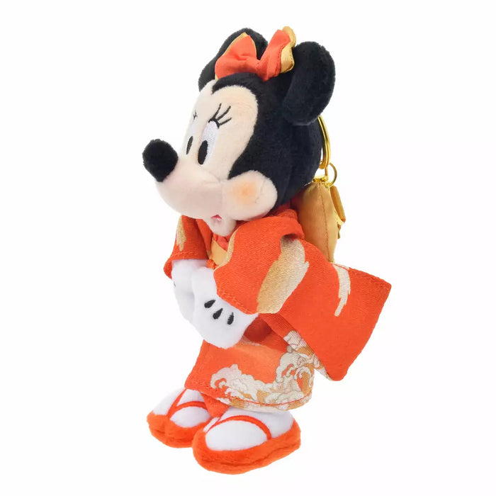 JDS - Minnie Mouse "Japan City Specific" Kimono Plush Keychain