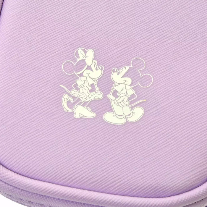 JDS - Health＆Beauty Tool x Mickey & Minnie Mouse Clear Window Pouch (S) with Strap