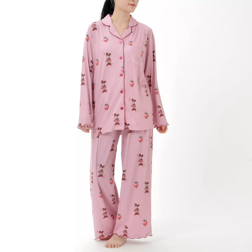 JDS - Strawberry 2024 Collection x Mnnie Mouse Long  Sleeve Pajama for Adults (Release Date: Jan 30)