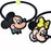 JDS - Mickey & Friends Retro Secret Pony Hair Tie