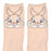 JDS - Miss Bunny Face Socks Gray 23-25