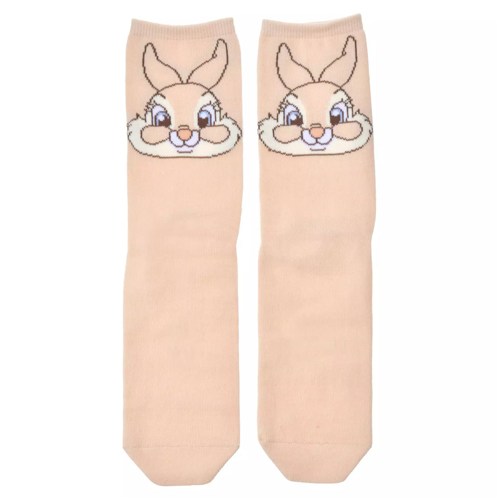 JDS - Miss Bunny Face Socks Gray 23-25