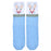 JDS - Alice in the Wonderland White Rabbit Face Socks 23 - 25