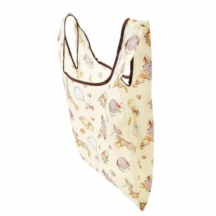 JDS - Winnie the Pooh, Piglet, Eeyore "Allover Pattern" Shopping Bag/Eco Bag with Carabiner