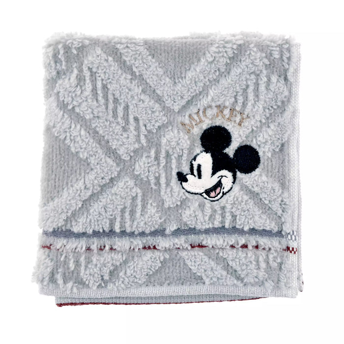 JDS - Mickey Mouse Check Accent Line Mini Towel