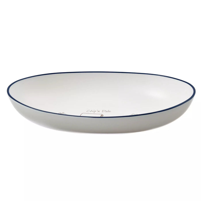 JDS - Tableware x Chip & Dale Oval Edge Blue Plate