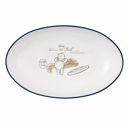 JDS - Tableware x Winnie the Pooh Oval Edge Blue Plate