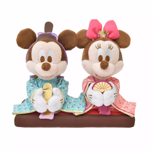 JDS - Mickey & Minnie Mouse Hinamatsuri Doll Style Plush Toy Set