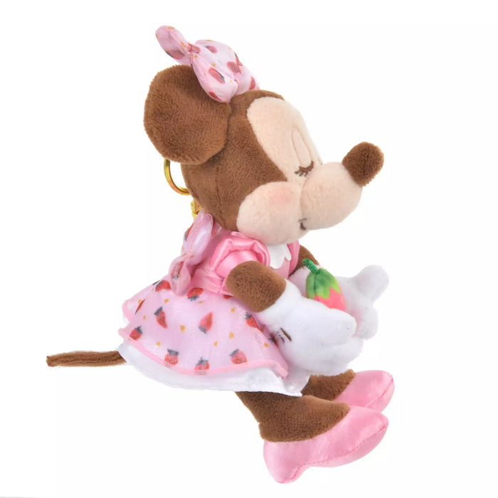 JDS - Strawberry 2024 Collection x Minnie Mouse Plush Keychain (Release Date: Jan 30)